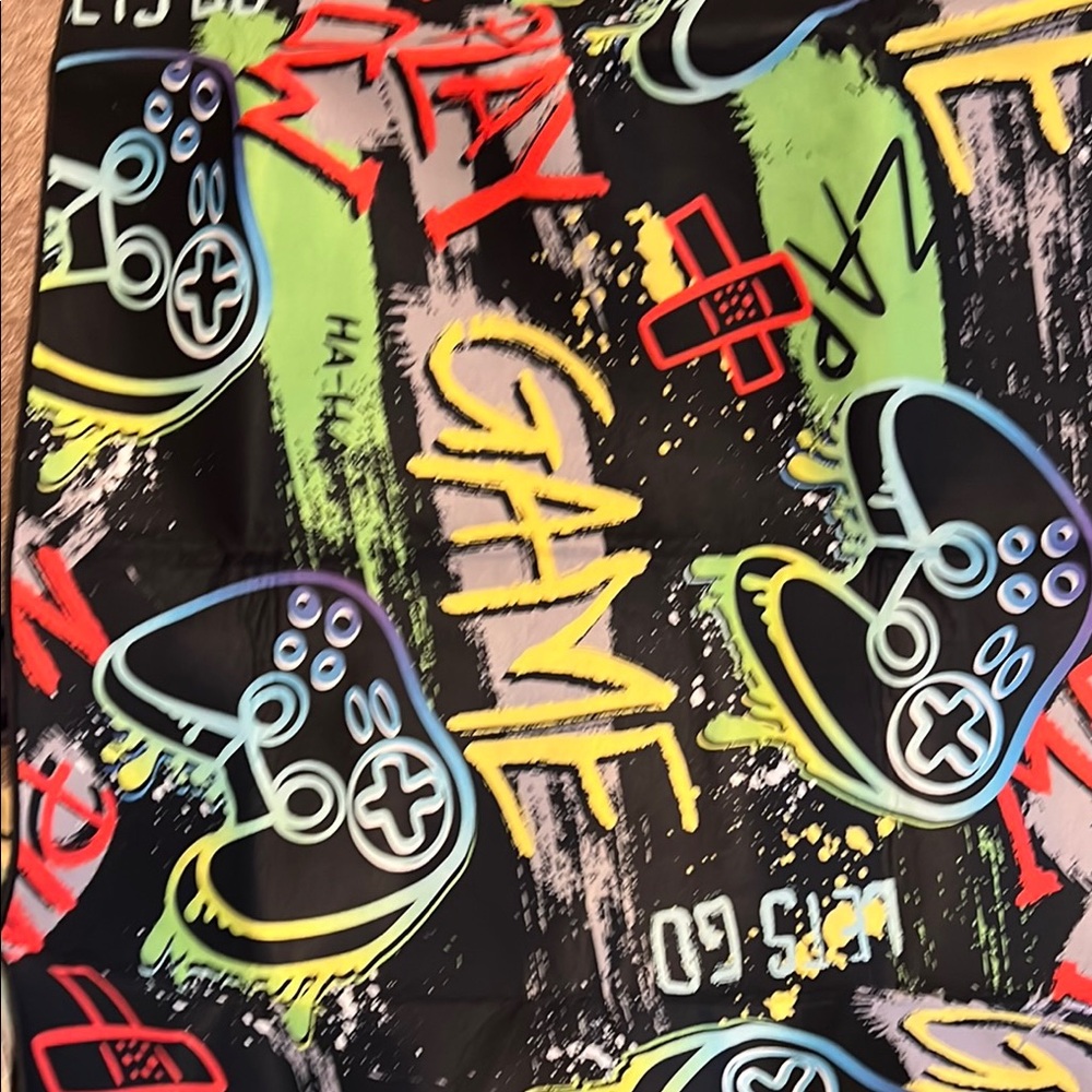 Colorful Gaming Controller Graphic Rug
